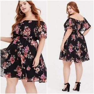 🆕️ Torrid Chiffon Skater Dress